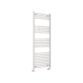Eastbrook Wingrave Curved Heated Towel Rail - Gloss White