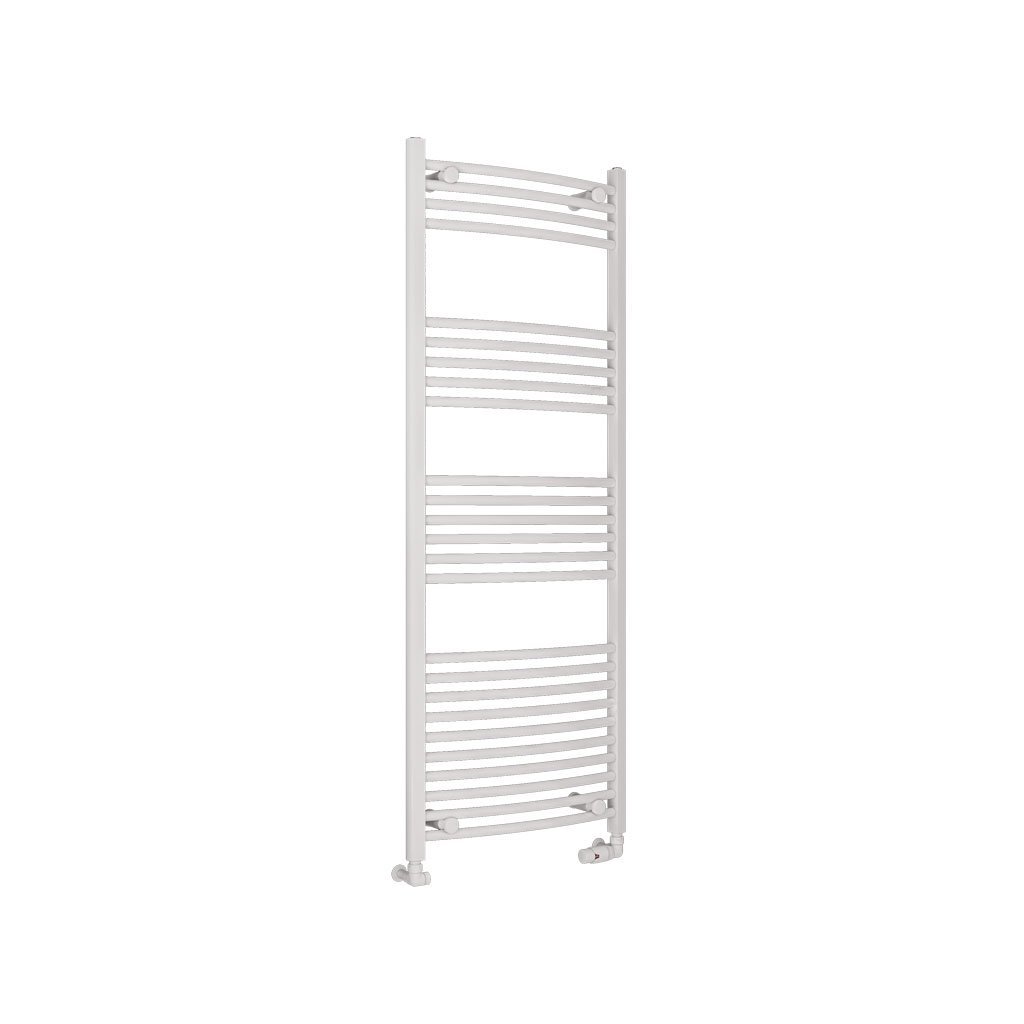 Eastbrook Wingrave Curved Heated Towel Rail – Gloss White - 1600mm x 600mm