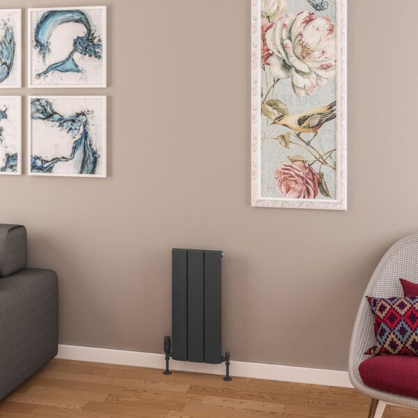 Eastbrook Withington Aluminium Designer Radiator - Matt Anthracite