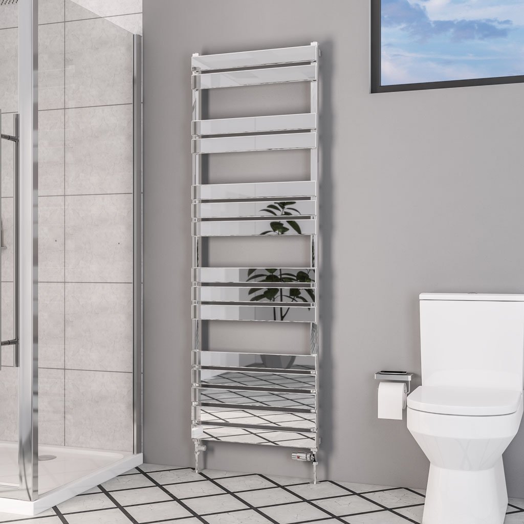 Eastbrook Deddington Designer Heated Towel Rail – Chrome - 1800mm x 600mm