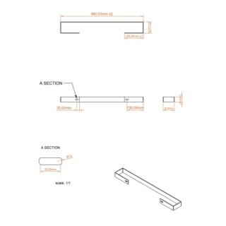 Eastbrook Addington Type 10 Towel Hanger - Chrome - Image 4