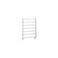 Eastbrook Tuscan Square Straight Heated Towel Rail - Gloss White - Image 4