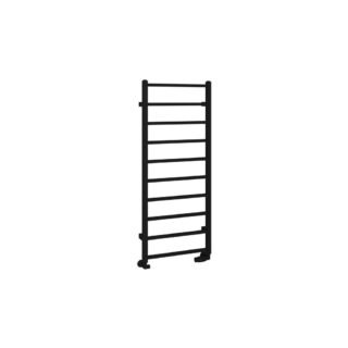 Eastbrook Tuscan Square Straight Heated Towel Rail - Matt Black - Image 5