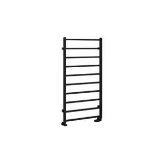 Eastbrook Tuscan Square Straight Heated Towel Rail - Matt Black - Image 6