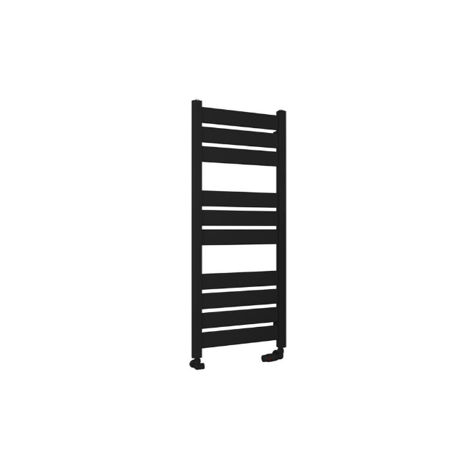 Eastbrook Santero Designer Heated Towel Rail – Matt Black - 1200mm x 500mm