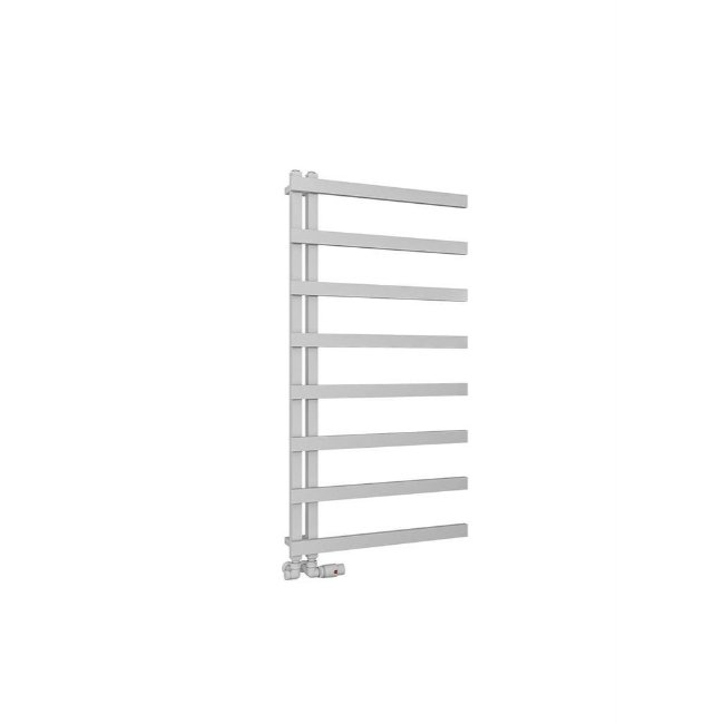 Eastbrook Platani Designer Straight Heated Towel Rail – Matt Grey - 1150mm x 600mm