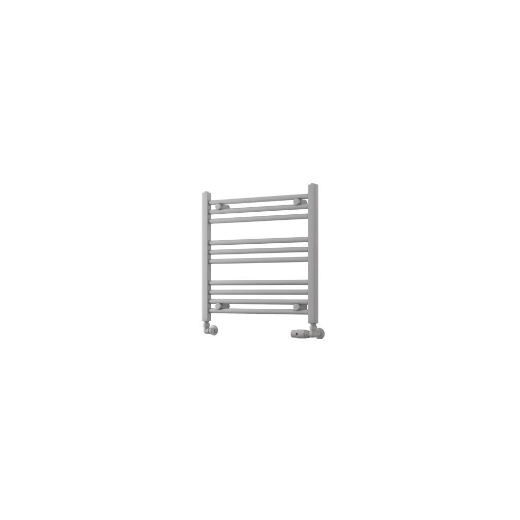 Eastbrook Wingrave Straight Heated Towel Rail – Matt Grey - 600mm x 600mm