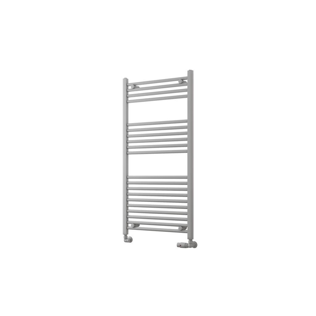 Eastbrook Wingrave Straight Heated Towel Rail – Matt Grey - 1200mm x 600mm