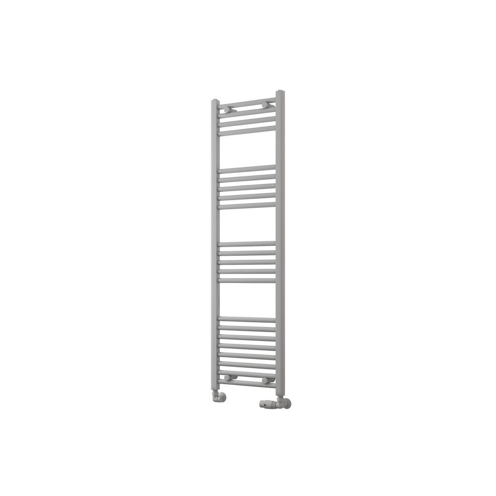 Eastbrook Wingrave Straight Heated Towel Rail – Matt Grey - 1400mm x 400mm