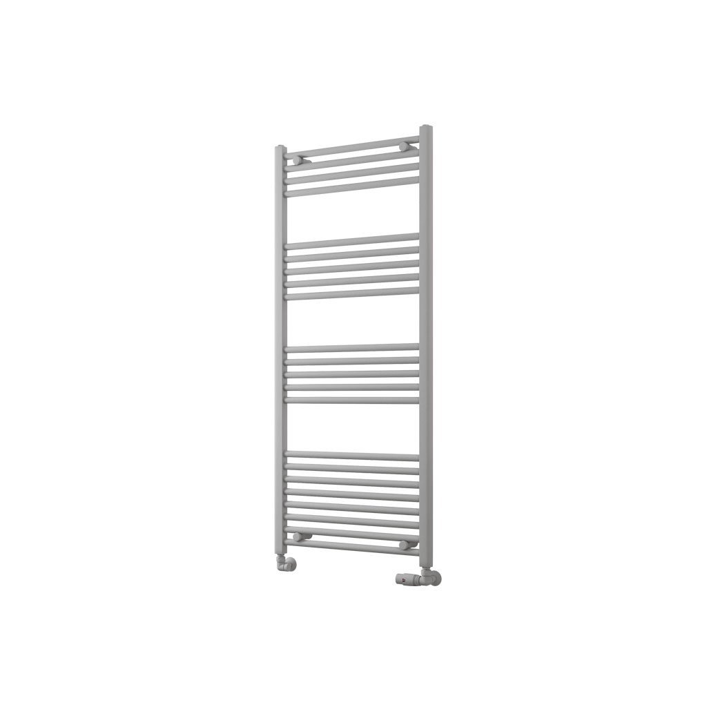 Eastbrook Wingrave Straight Heated Towel Rail – Matt Grey - 1400mm x 600mm