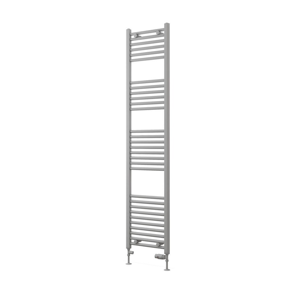 Eastbrook Wingrave Straight Heated Towel Rail – Matt Grey - 1800mm x 400mm