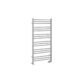 Eastbrook Corinium Round Straight Heated Towel Rail - Matt Grey - Image 7