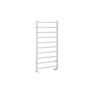 Eastbrook Tuscan Round Straight Heated Towel Rail - Gloss White - Image 7