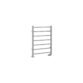 Eastbrook Tuscan Round Straight Heated Towel Rail - Matt Grey - Image 5