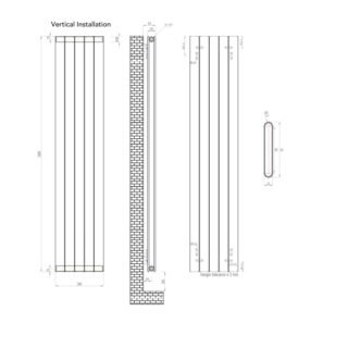 Eastbrook Addington Type 20 Designer Radiator - Gloss White - Image 22