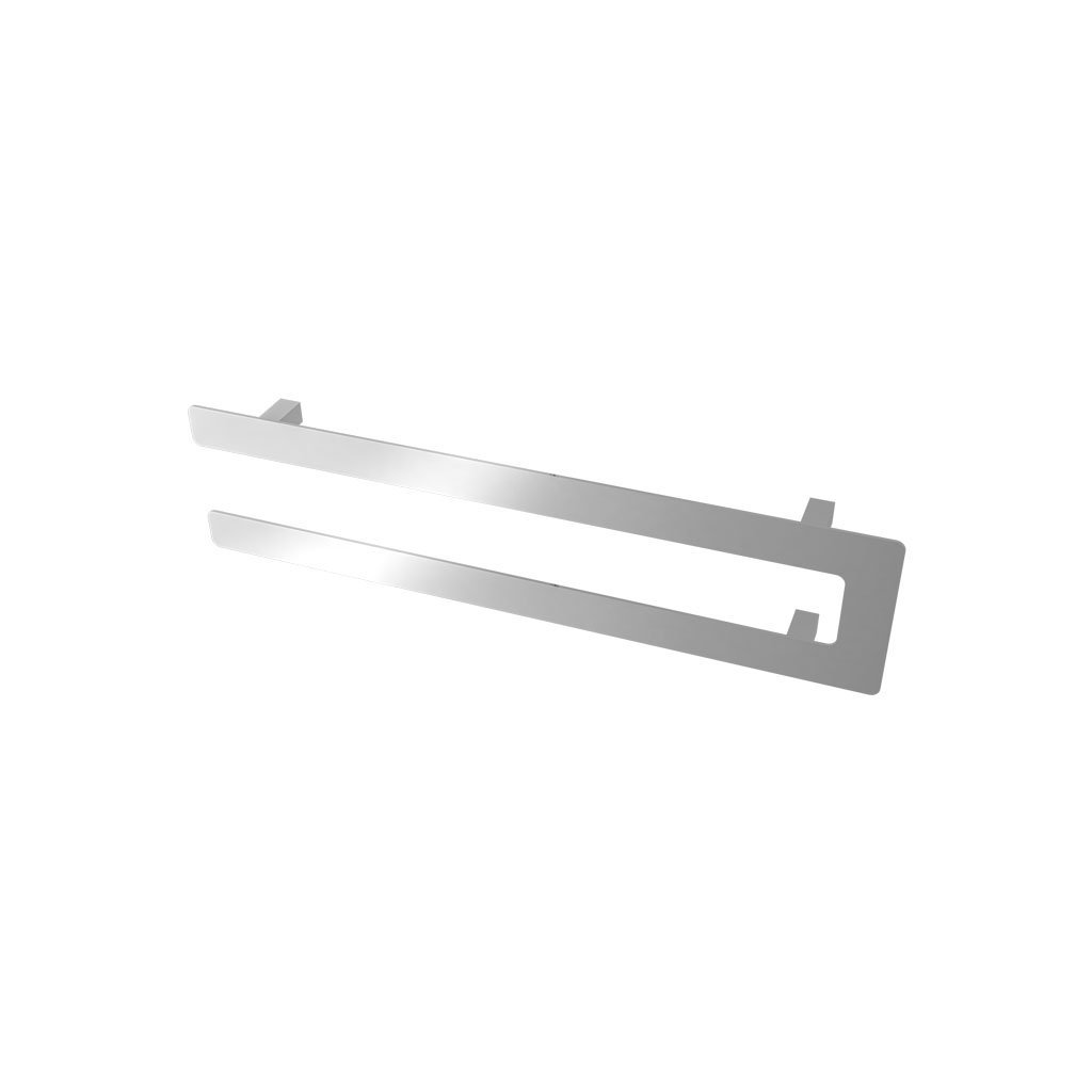 Eastbrook Double Flat Style Towel Hanger – Chrome - 660mm