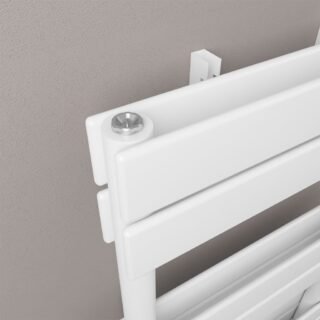 Eastbrook Addington Type 20 Designer Heated Towel Rail - Gloss White - Image 3