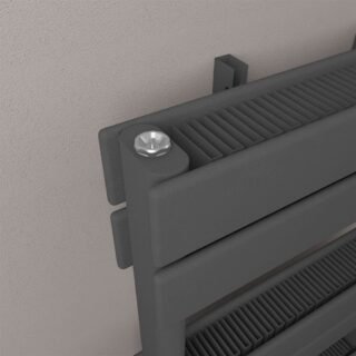 Eastbrook Addington Type 21 Designer Heated Towel Rail - Matt Anthracite - Image 3
