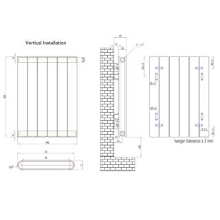 Eastbrook Addington Type 20 Designer Radiator - Gloss White - Image 19