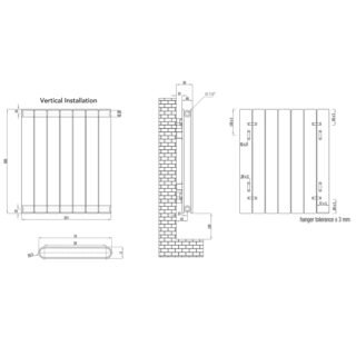 Eastbrook Addington Type 20 Designer Radiator - Gloss White - Image 20