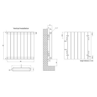Eastbrook Addington Type 20 Designer Radiator - Gloss White - Image 21