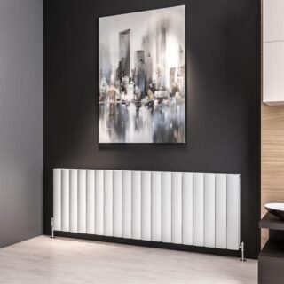 Eastbrook Guardia Aluminium Designer Radiator - Matt White - Image 3
