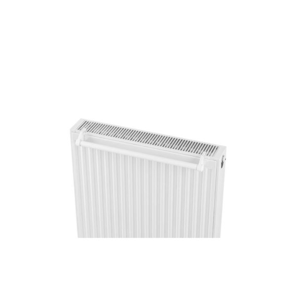 Eastbrook Compact Panel Radiator Towel Hanger - Gloss White - Image 2