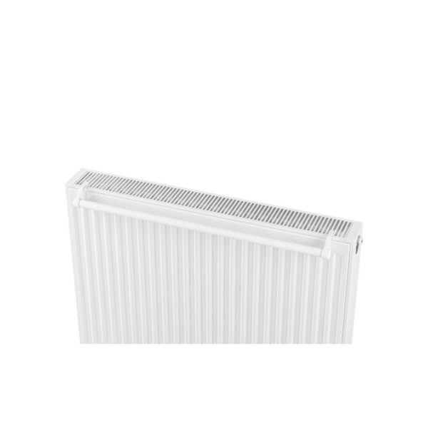 Eastbrook Compact Panel Radiator Towel Hanger - Gloss White - Image 3