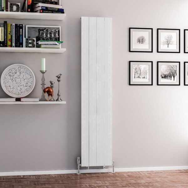 Eastbrook Mersey Aluminium Designer Radiator - Matt White - Image 3