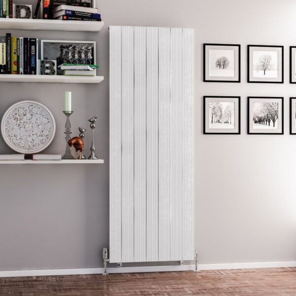 Eastbrook Mersey Aluminium Designer Radiator - Matt White - Image 6