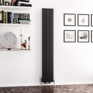 Eastbrook Mersey Aluminium Designer Radiator - Matt Anthracite - Image 2