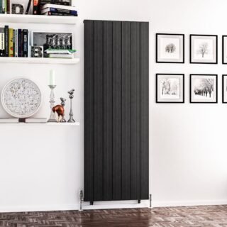 Eastbrook Mersey Aluminium Designer Radiator - Matt Anthracite - Image 6