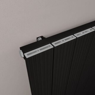 Eastbrook Mersey Aluminium Designer Radiator - Matt Black - Image 17