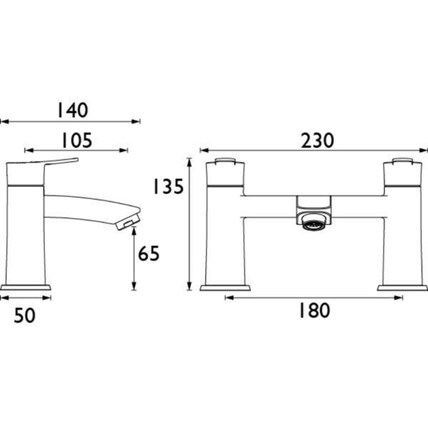 Bristan Appeal Bath Filler Tap - Image 2