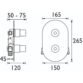 Bristan Artisan Recessed Thermostatic Dual Control Shower Valve With Integral Diverter - Chrome - Image 2