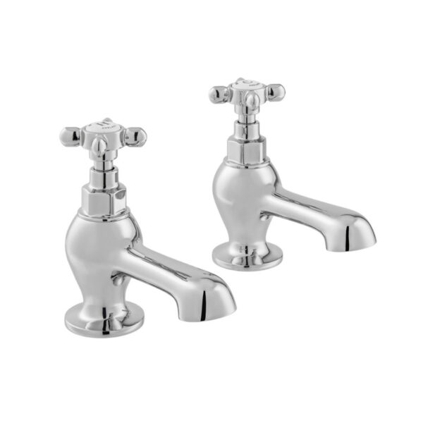 Booth and Co Axbridge Crosshead Bath Pillar Taps