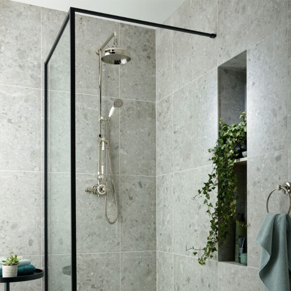 Booth and Co Axbridge 2 Outlet Exposed Thermostatic Shower Column - Image 2