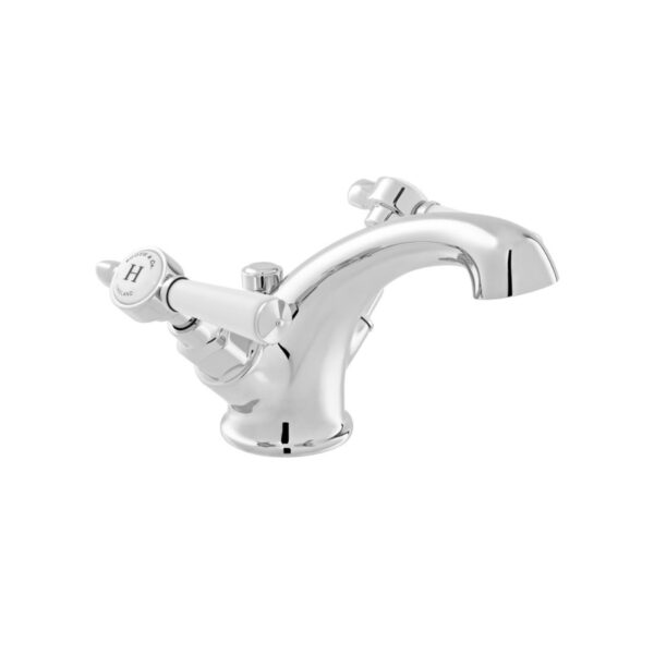 Booth and Co Axbridge Lever Mono Basin Mixer Tap With Pop-Up Basin Waste