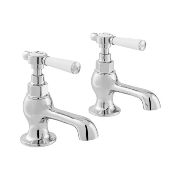 Booth and Co Axbridge Lever Basin Pillar Taps