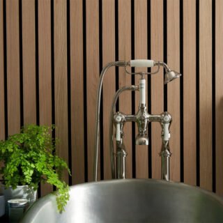 Booth and Co Axbridge Lever Floor Standing Bath Shower Mixer Tap With Shower Kit - Image 5