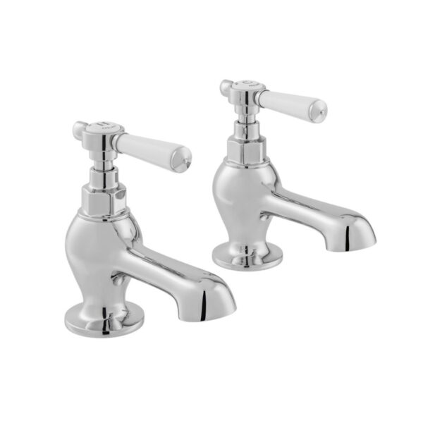 Booth and Co Axbridge Lever Bath Pillar Taps