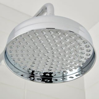 Booth and Co Axbridge Round Shower Head And Arm - 200mm - Image 3