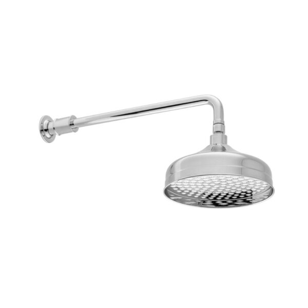 Booth and Co Axbridge Round Shower Head And Arm - 200mm?