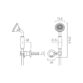 Booth and Co Axbridge Single Function Mini Shower Kit With Outlet And Bracket - Image 5