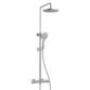 Flova Linea 2-Outlet Thermostatic Adjustable Height Shower Column