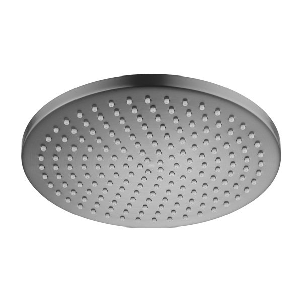 Flova Design Round Air Mixed Shower Head – 250mm Wide - Brushed Nickel