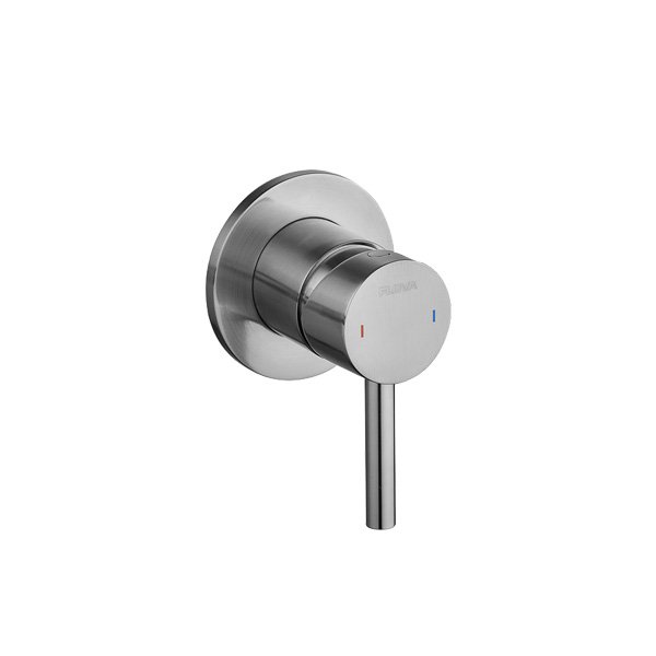 Flova Levo 1 Outlet Concealed Manual Shower Valve With Cover Plate - Brushed Nickel