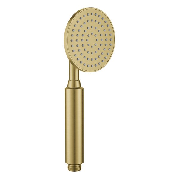 Flova Pressure Enhancing Shower Handset - Brushed Brass