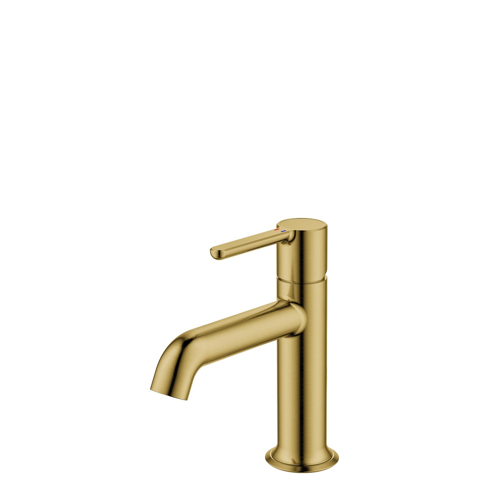 Flova Moonlight Mono Basin Mixer Tap - Brushed Brass