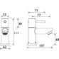Bristan Blitz Basin Pillar Taps - Chrome - Image 2